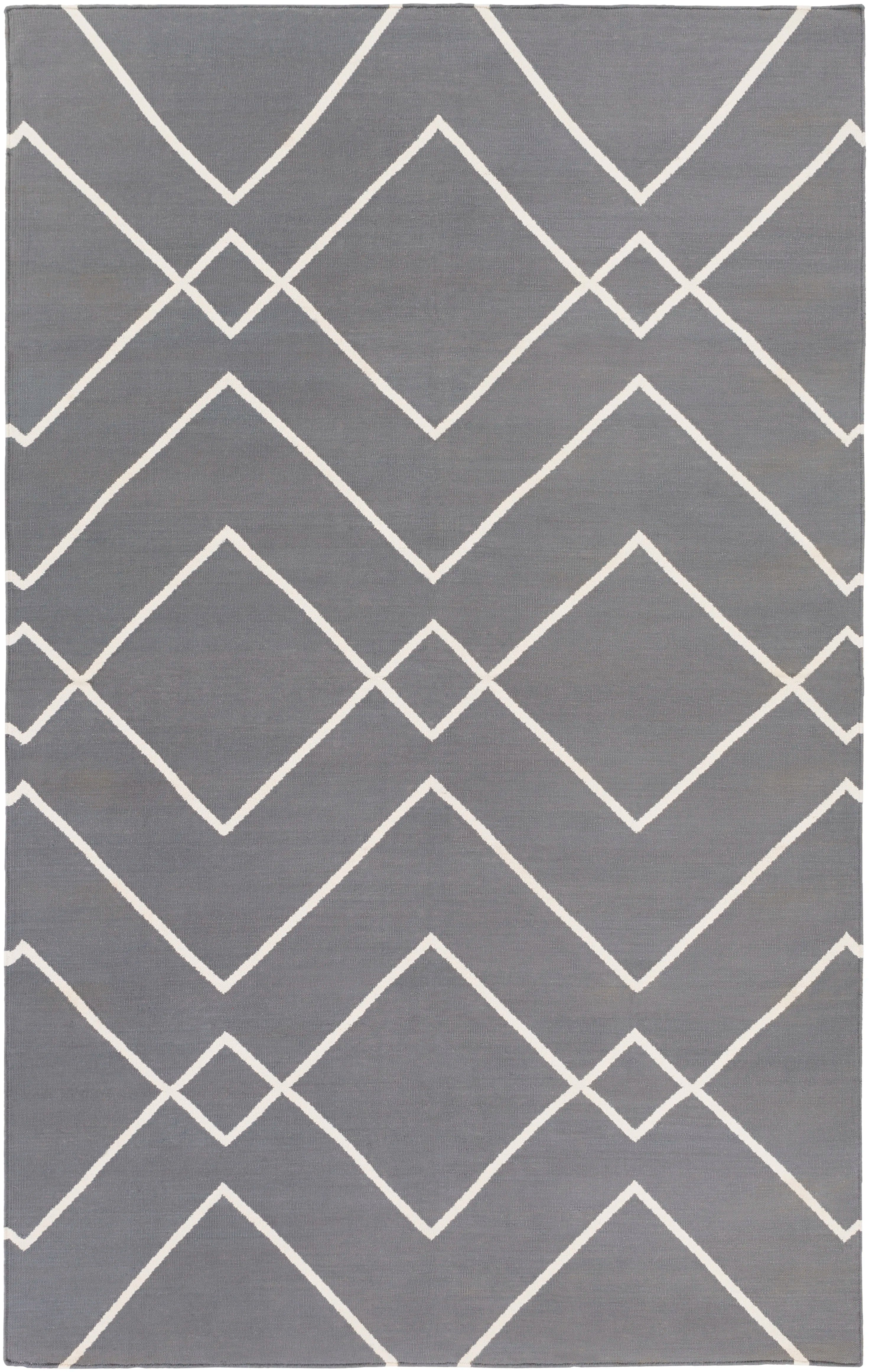Handwoven Atrium Gray Cotton Rug
