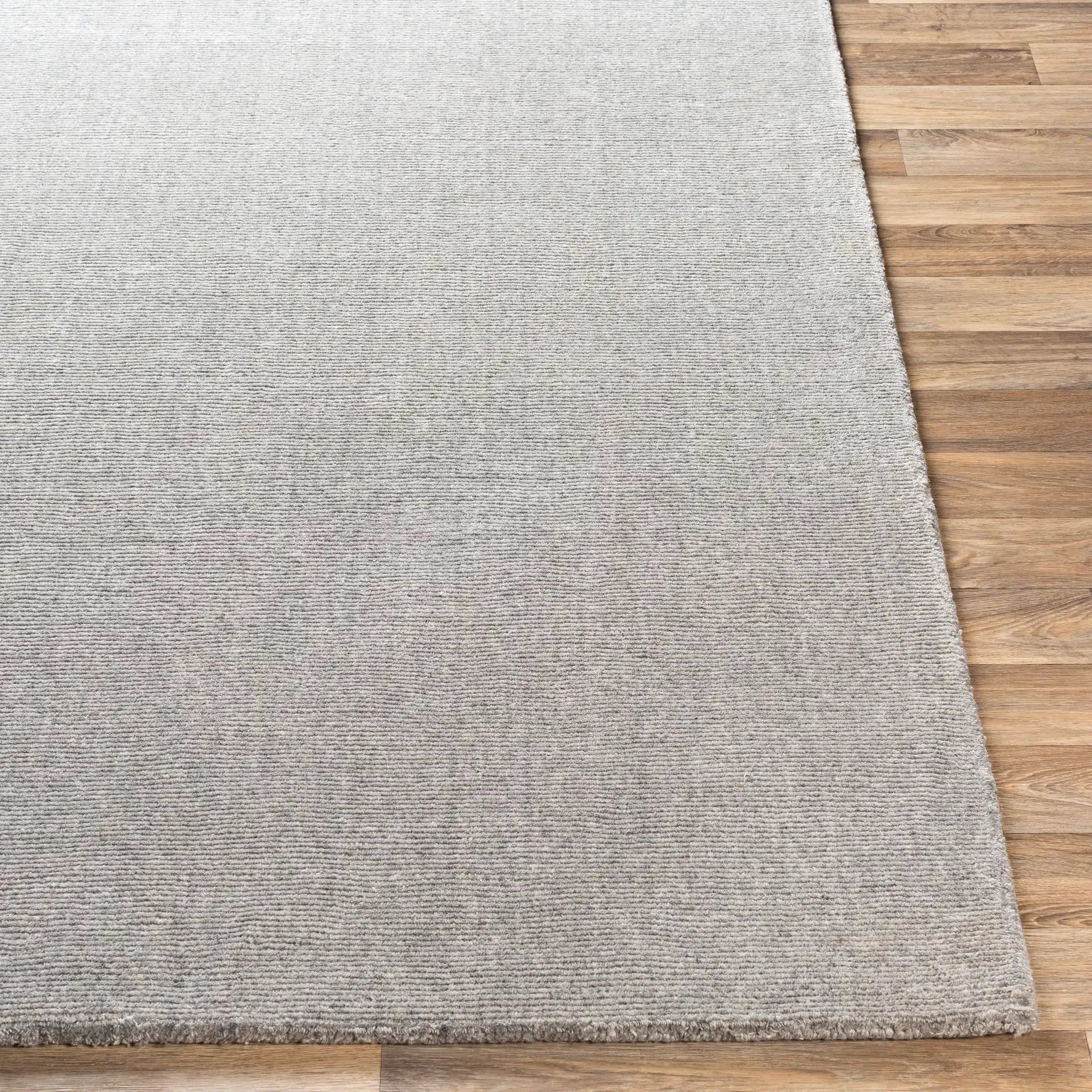 Hand Tufted Bari Gray Wool Rug