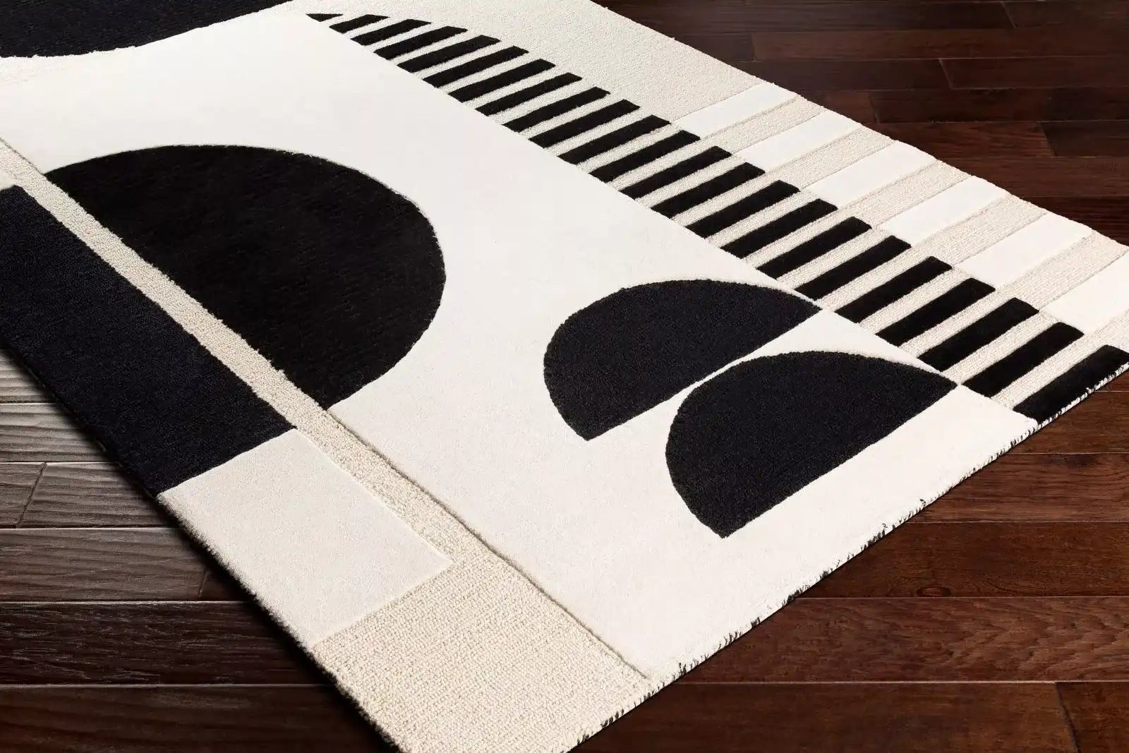 Hand Tufted Brooklyn Geometric Wool Rug
