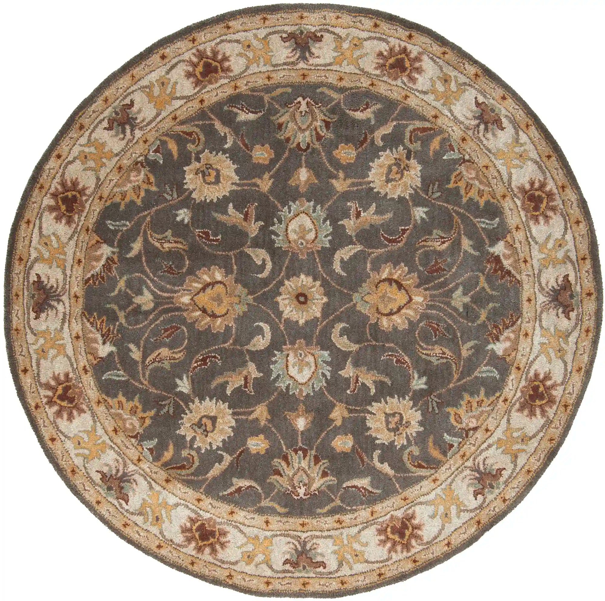 Hand Tufted Floral Comfort Elegant Wool Area Rug