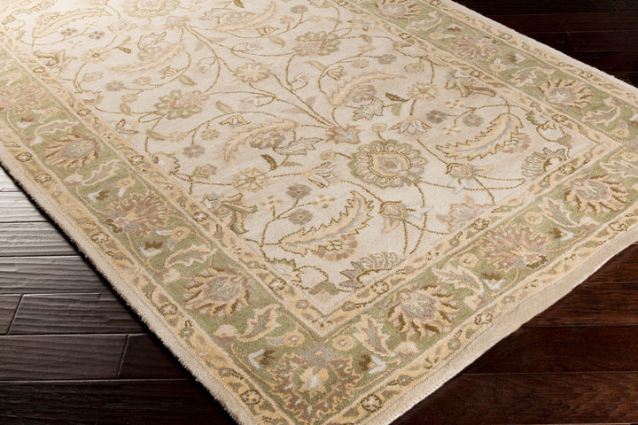 Hand-Tufted Caesar Dusty Sage Mysore Harvest Designed Wool Rug