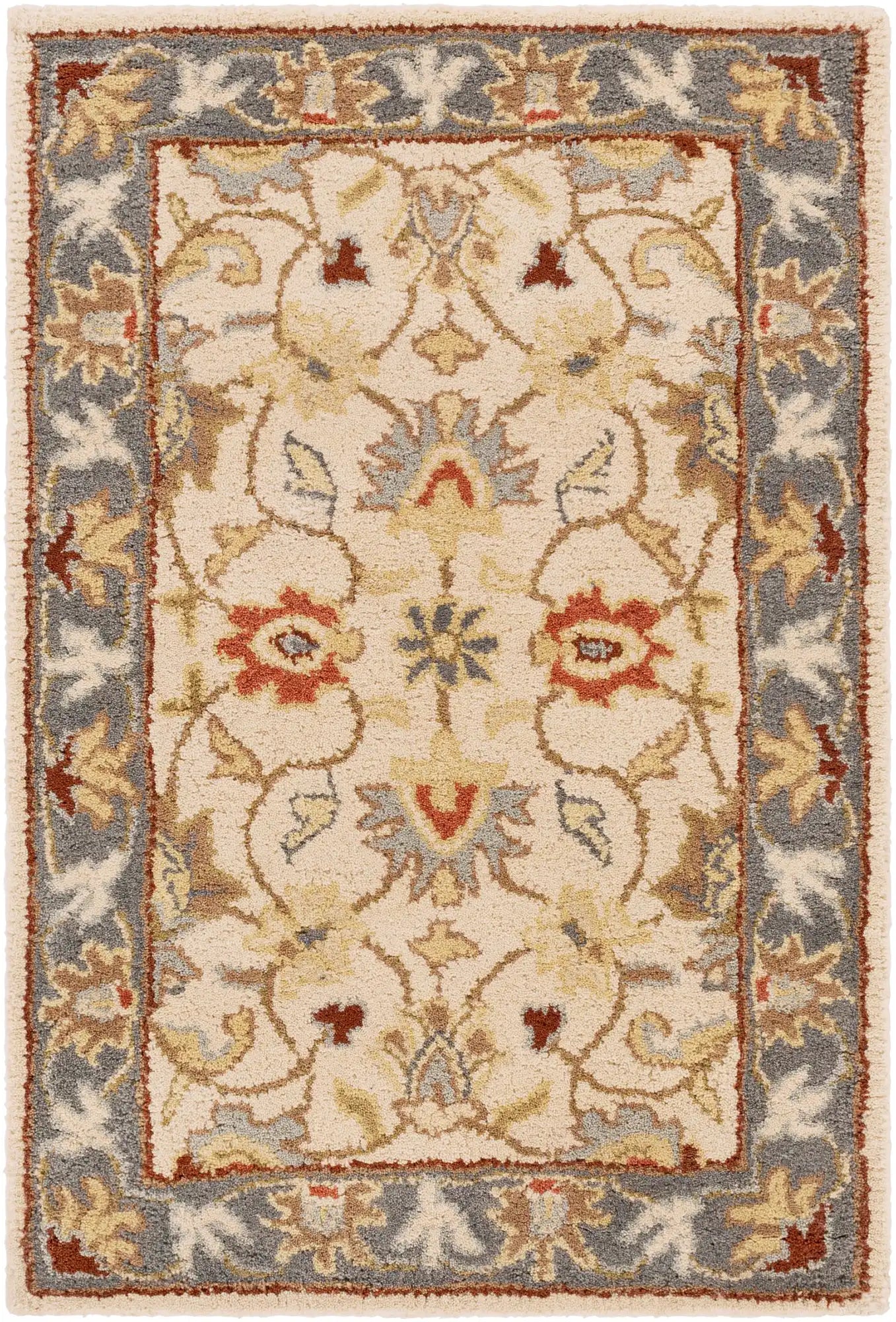 Hand Tufted Caesar Yellow Wool Rug