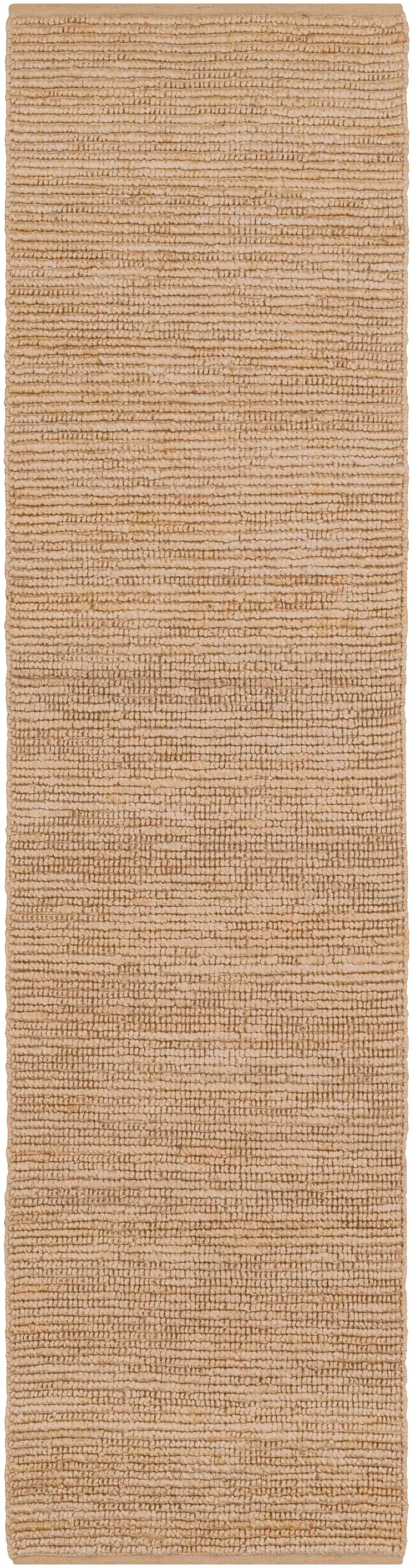 Hand Woven Continental Beige Jute Rug