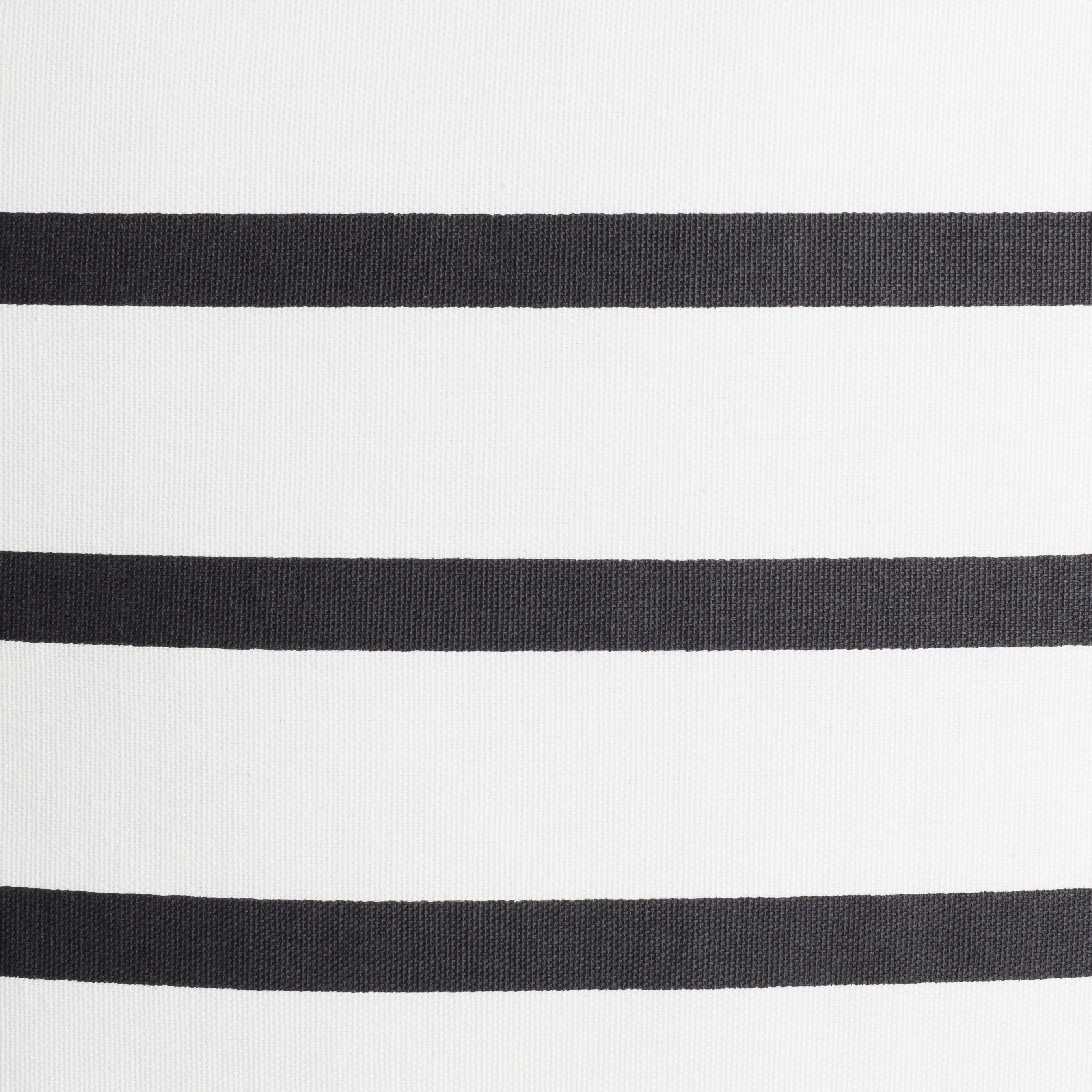 Glyph Cotton Ivory & Black Stripes Pillow Cover