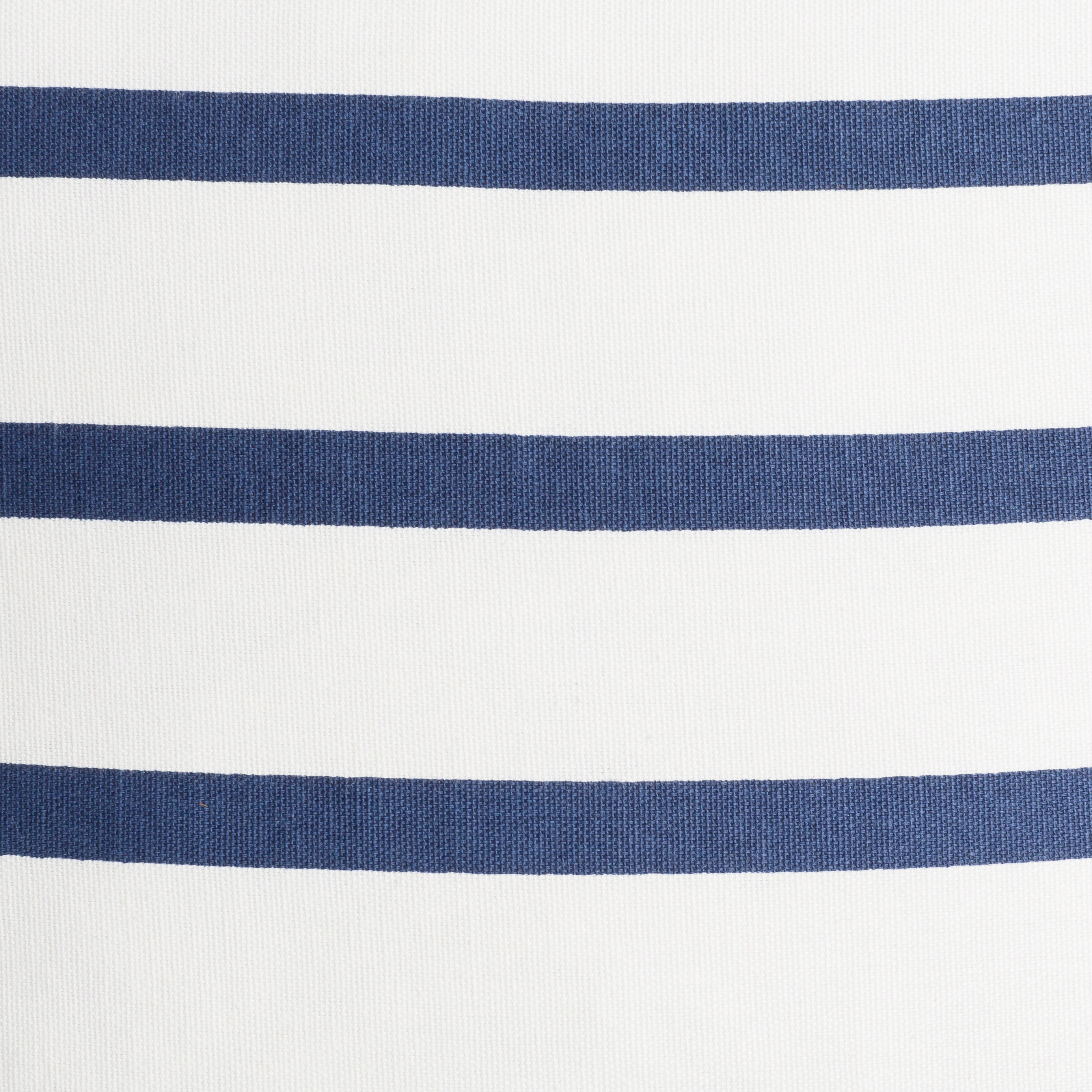 Glyph Cotton Ivory and Blue Stripes Pillow Cover