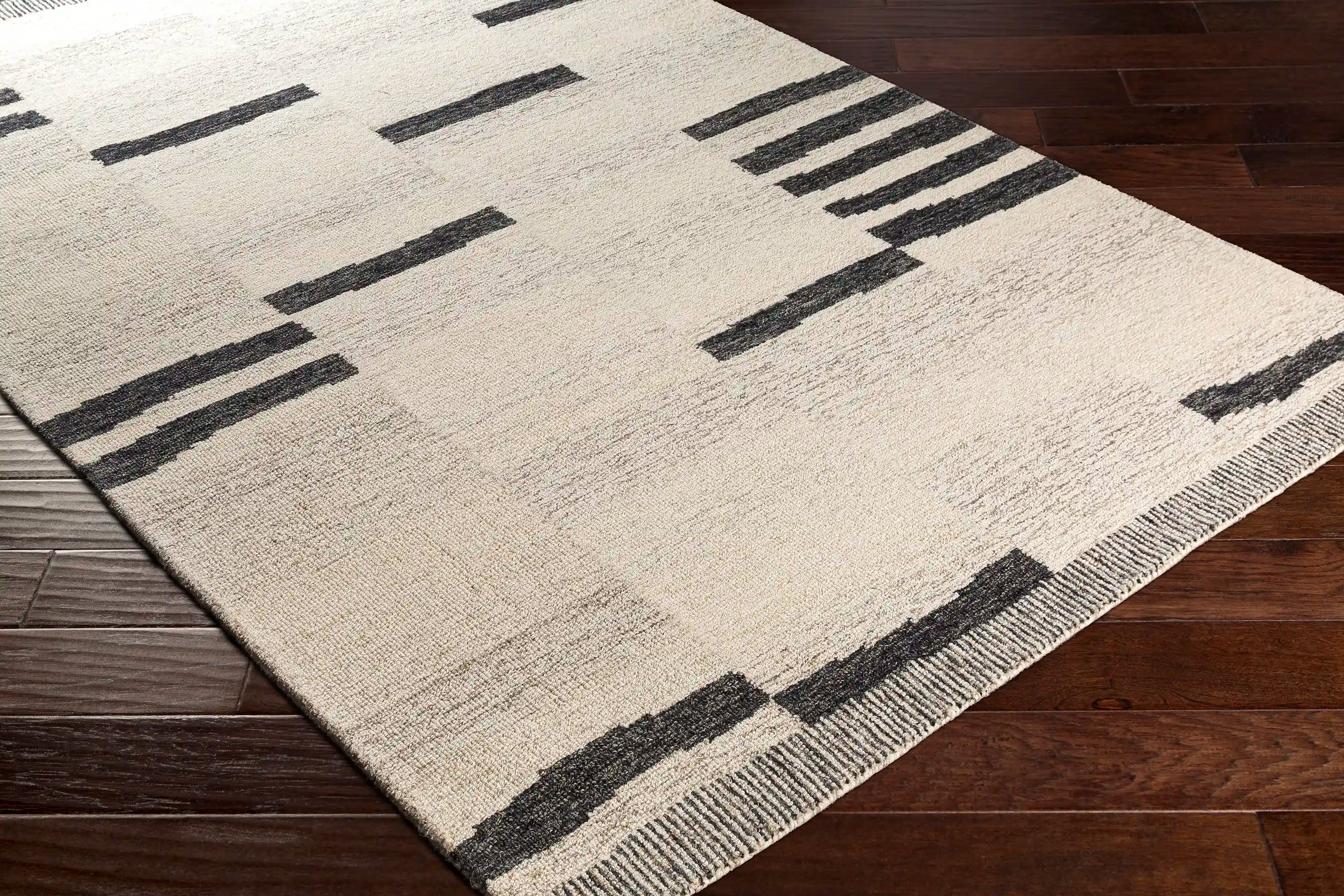 Hand Tufted Granada Beige Wool Rug