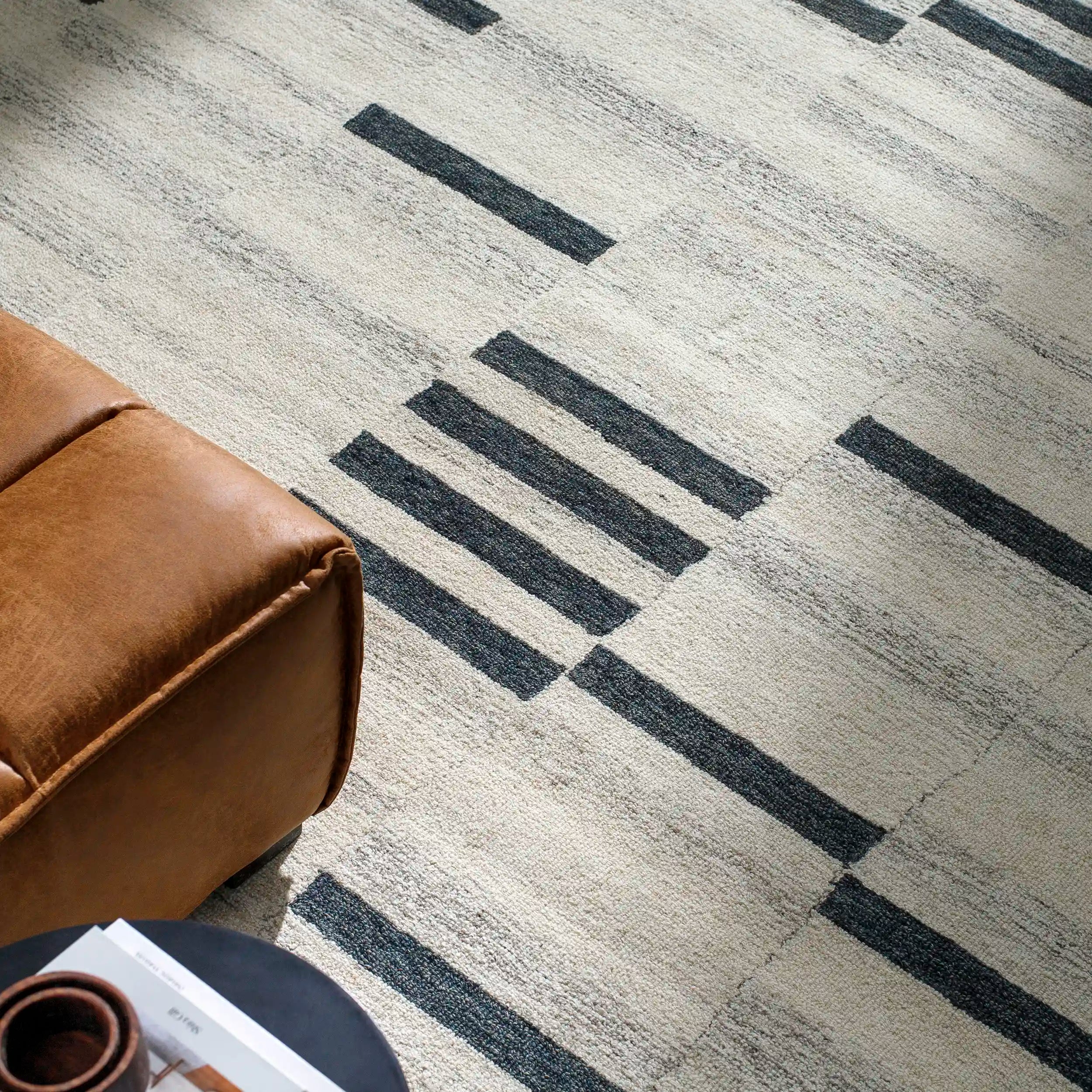 Hand Tufted Granada Beige Wool Rug