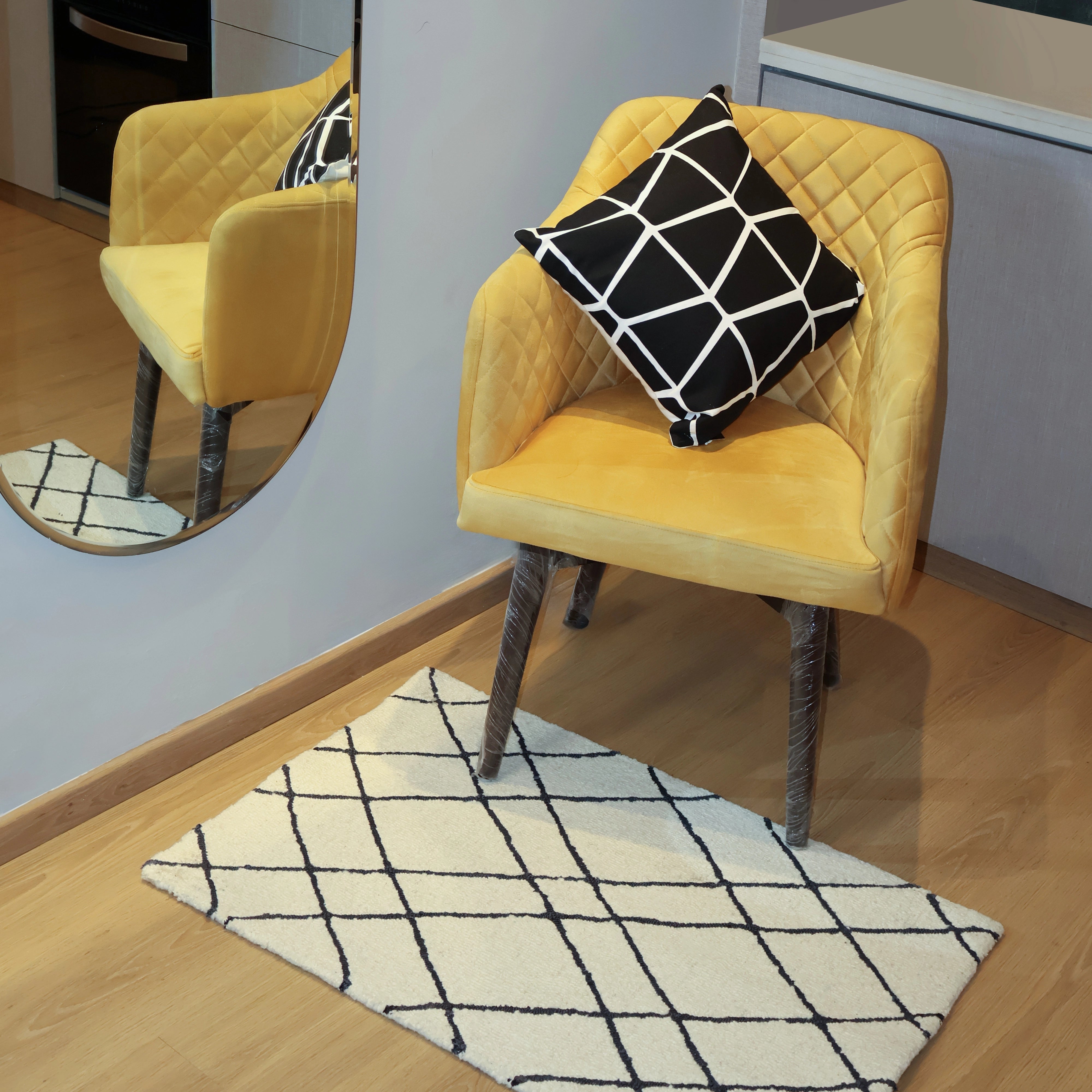 Hand Tufted Sinop Cream Wool Rug