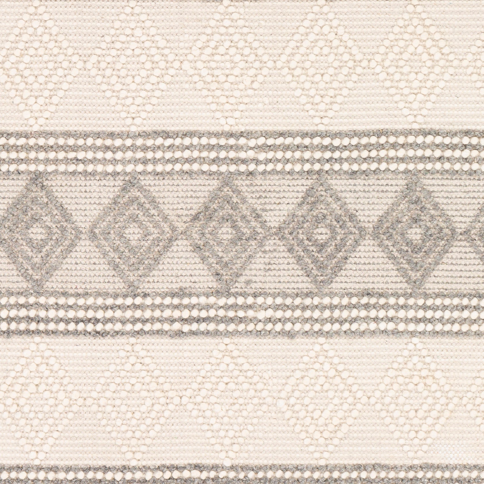 Hand-Tufted Hygge Abstract Charcoal Wool and Polyester Rug