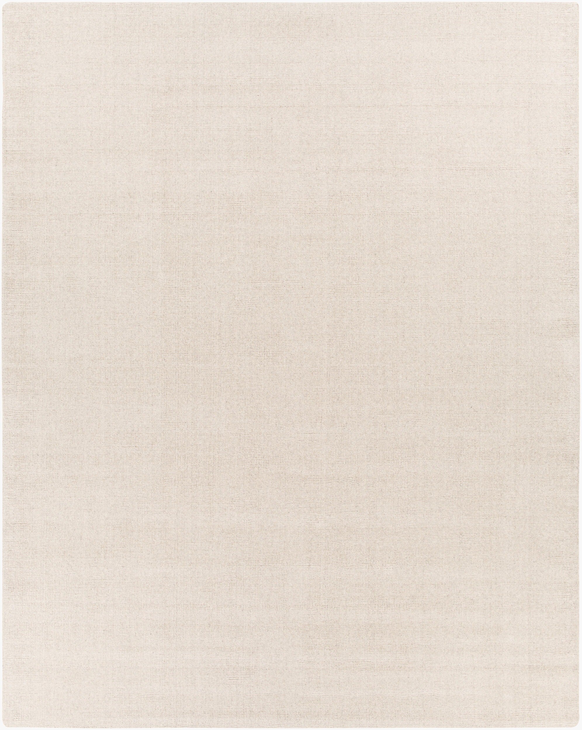 Hand Tufted Wool & Nylon Ivory Solid Rug
