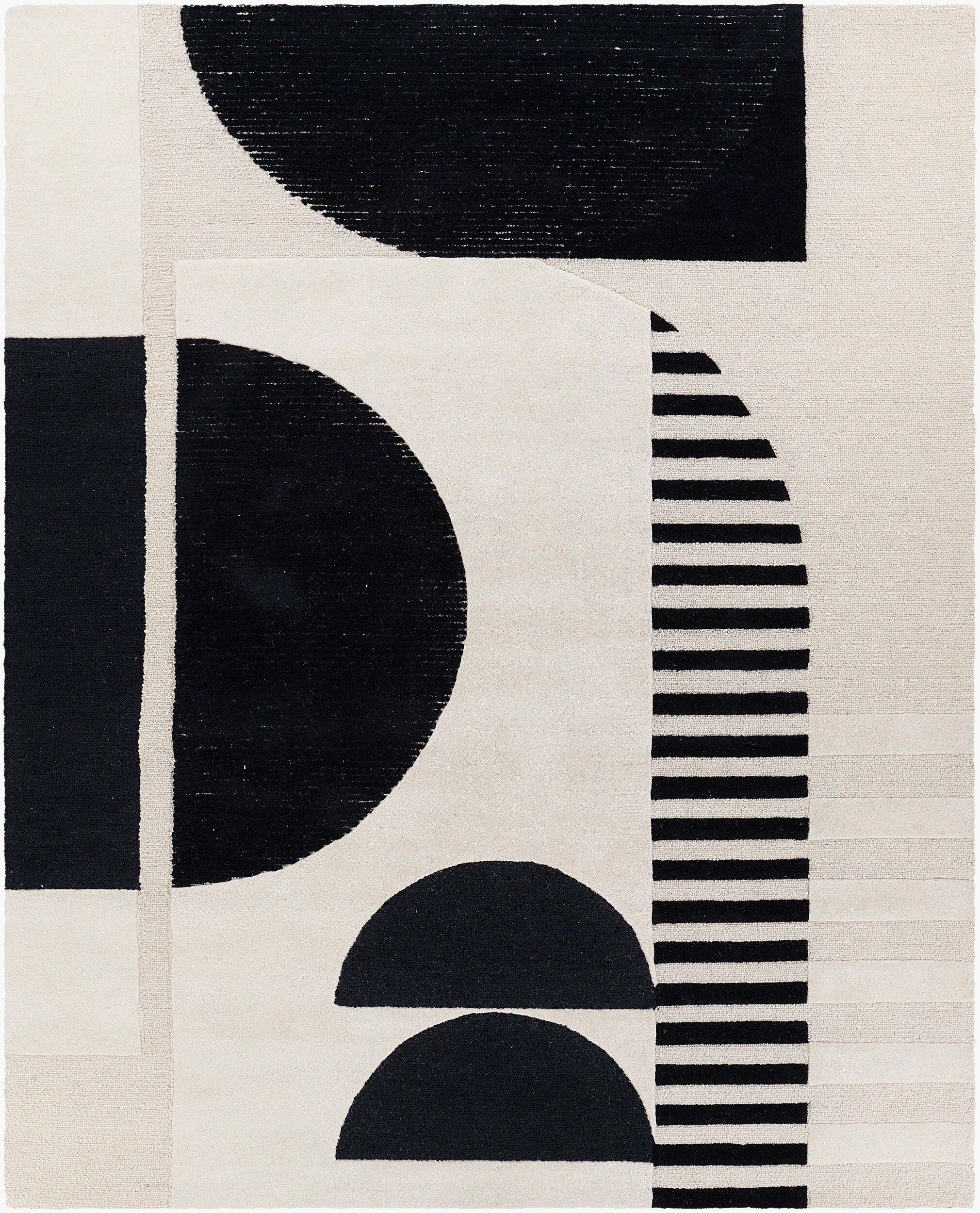 Hand Tufted Brooklyn Geometric Wool Rug