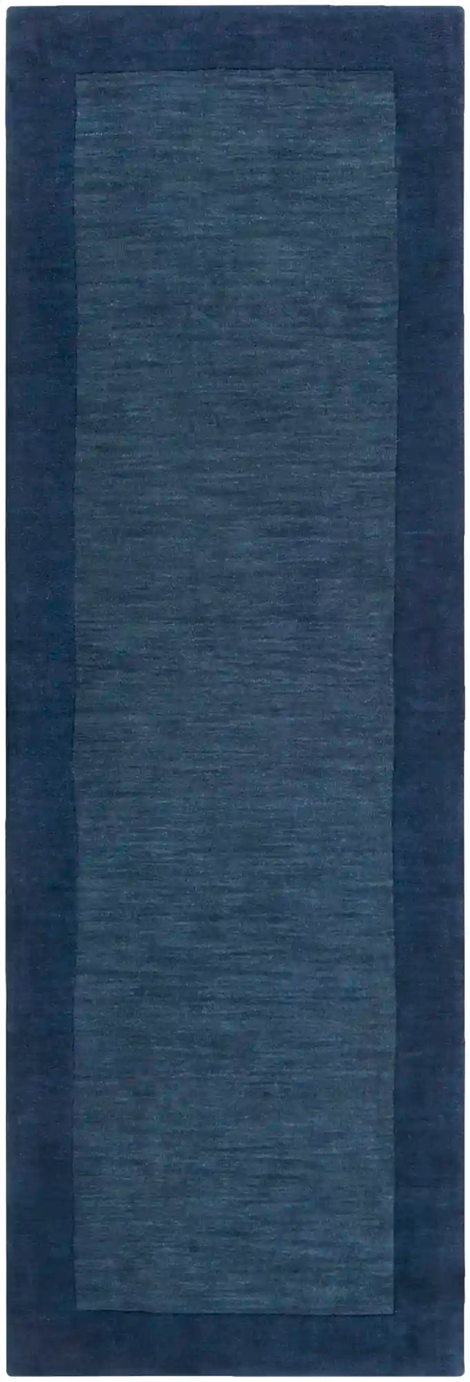 Hand Loomed Mystique Blue Wool Rug