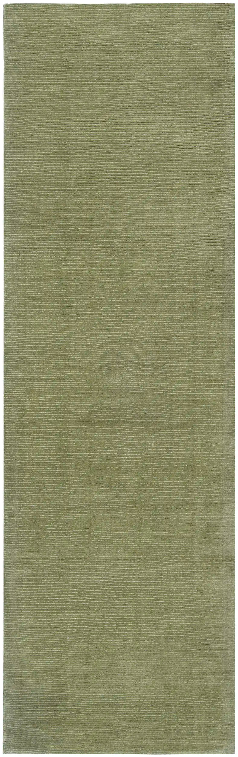 Hand Loomed Mystique Green Wool Rug