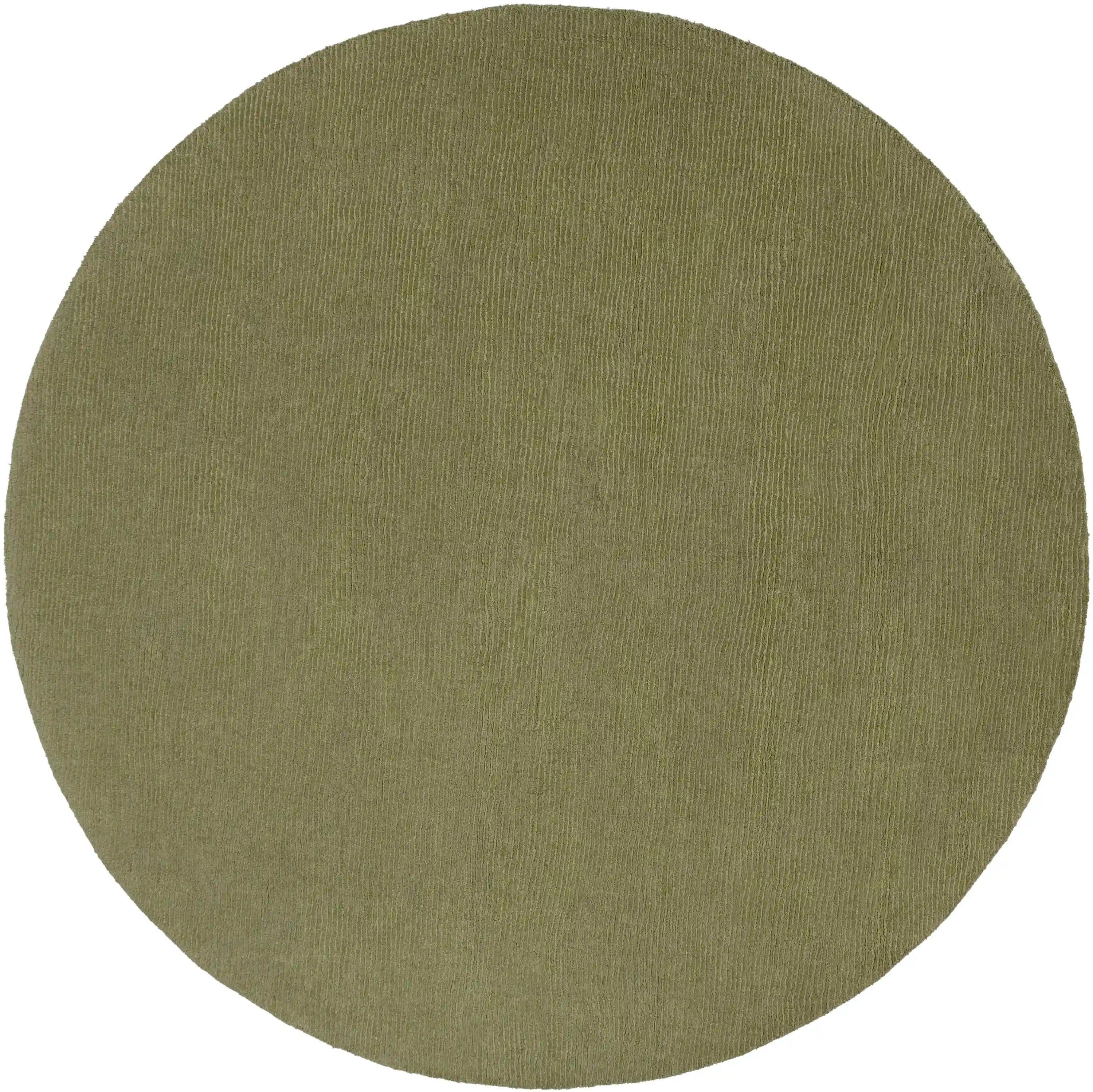 Hand Loomed Mystique Green Wool Rug