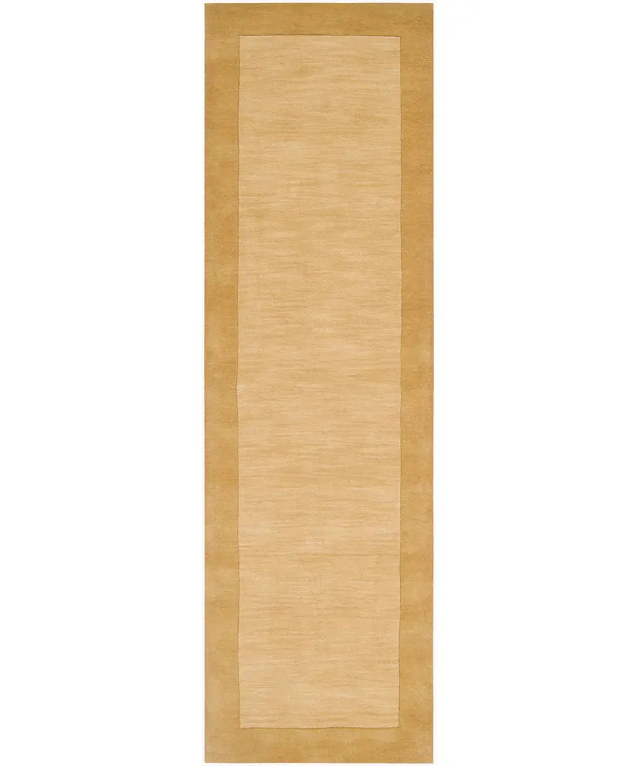 Hand Loomed Solid Mystique Camel Wool Rug