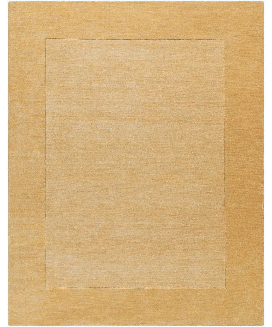 Hand Loomed Solid Mystique Camel Wool Rug