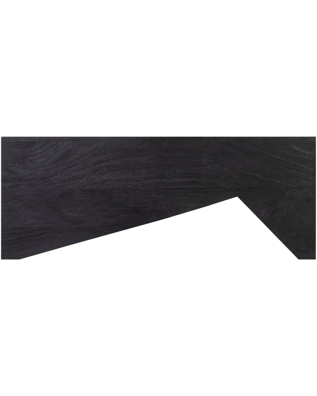 Black Rustic Small Acacia Wood Coffee Table