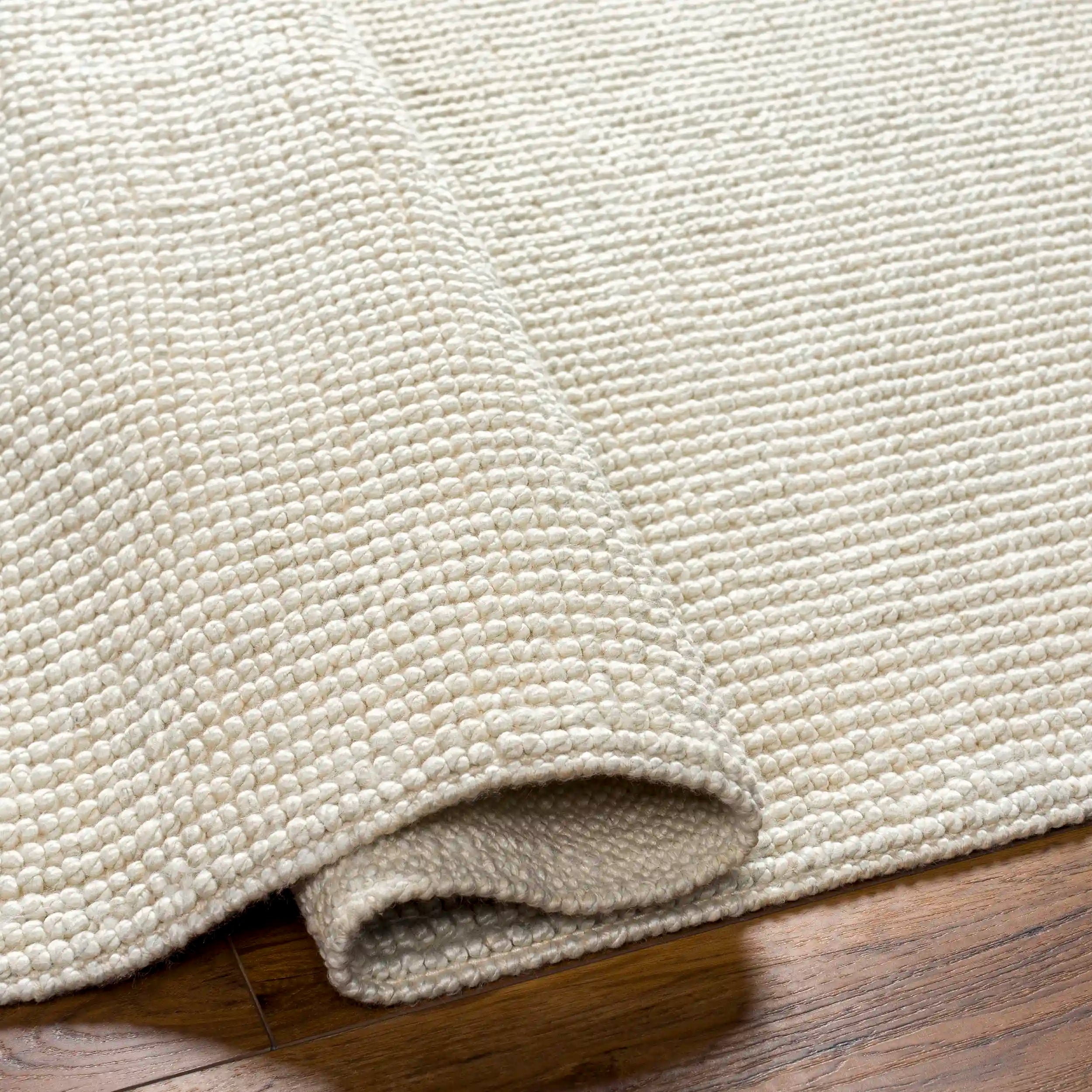 Hand Tufted Rebecca Beige Pet Yarn Rug
