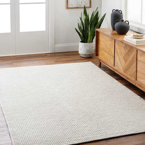 Hand Tufted Rebecca Beige Pet Yarn Rug