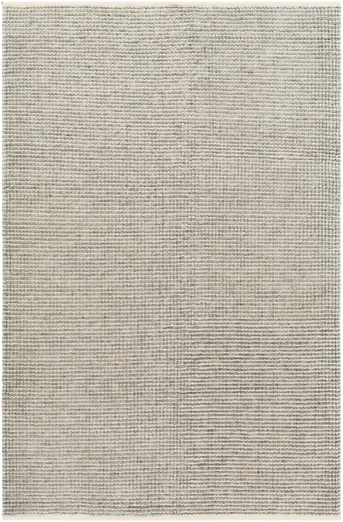 Hand Woven Rebecca Black and White Striped Recycled Pet Yarn Rug