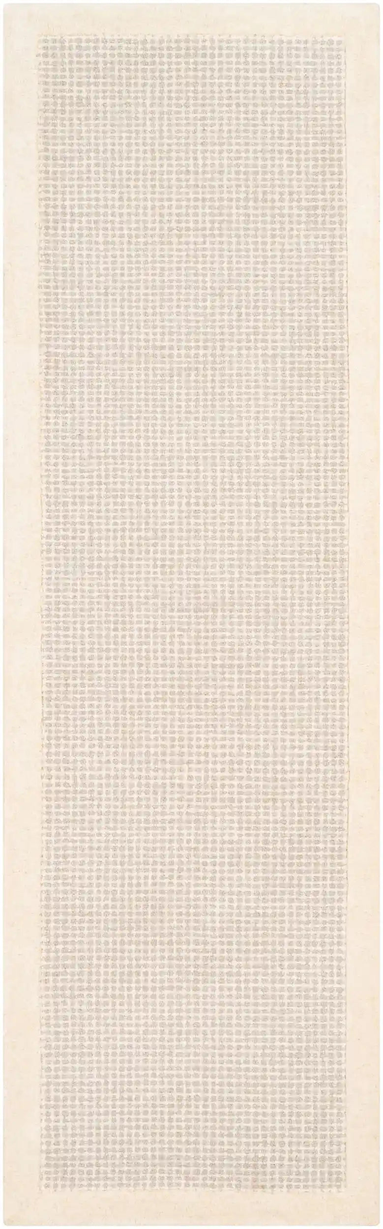 Hand Tufted Siena Cream and Gray Wool Rug