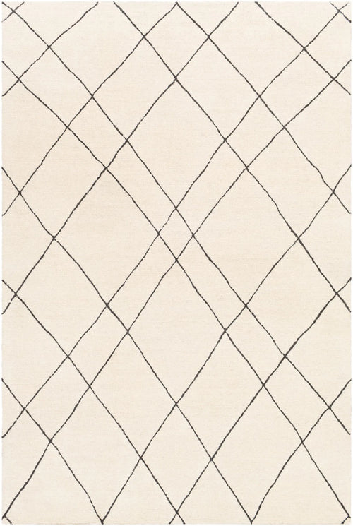 Hand Tufted Sinop Cream Wool Rug