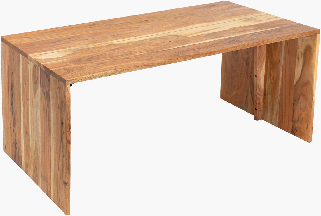 Umaid Rustic Brown Acacia Wood Coffee Table